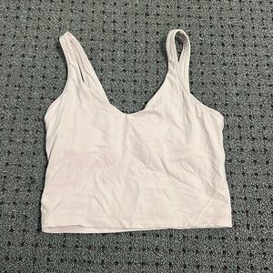 Luluemon light pink align tank size 4